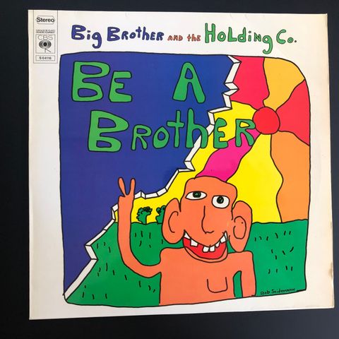 BIG BROTHER & THE HOLDING C0. "Be A Brother" 1970 Holland 1st issue TOPP STAND!