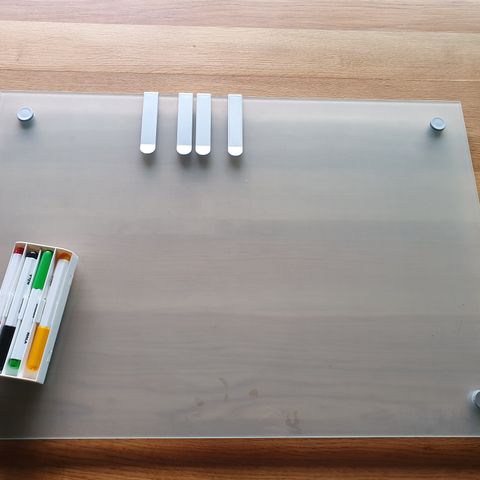 Ikea Kludd glass tavle oppslagstavle
