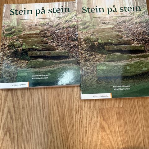 Stein på stein tekstbok og arbeidsbok