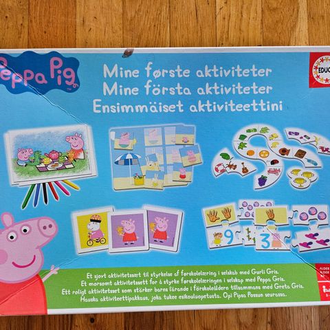 Peppa gris mine første aktiviteter spill