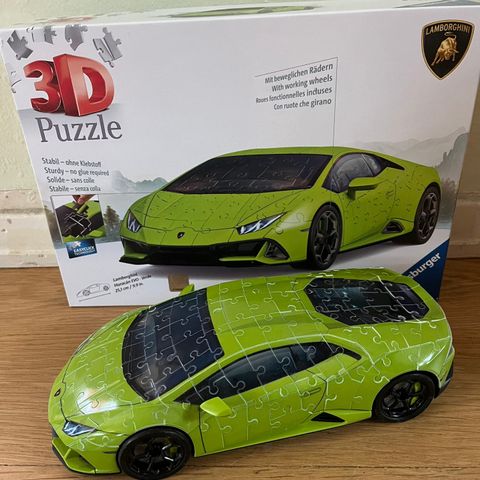 Puslespill 3D Lamborghini HuracánEvo
