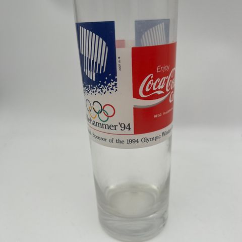 Cola glass fra OL på Lillehammer