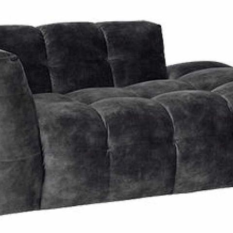 2 seter sofa divan i fløyel