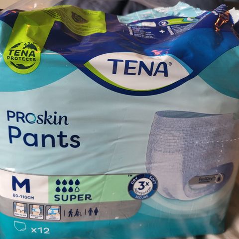 Tena proskin pants type Super, str M.