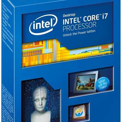 Intel Core i7-5820K 3.3GHz - Socket LGA2011-3 cpu til pc stasjonær