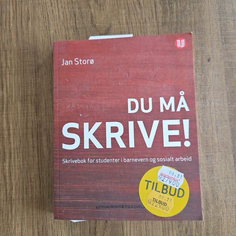 Du må skrive! - skrivebok for studenter i barnevern og sosialt arbeid