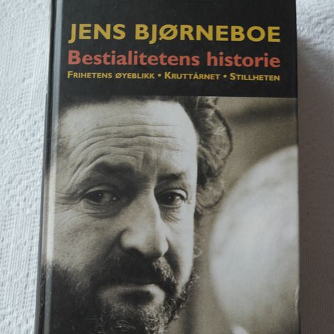 Jens Bjørneboe -Bestialitetens historie- samleutgave innbundet, Gyldendal 2003
