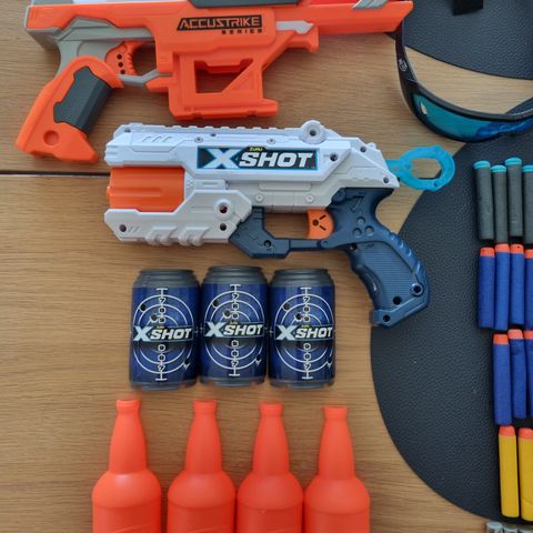 Diverse Nerf, x-shot og Hot fire