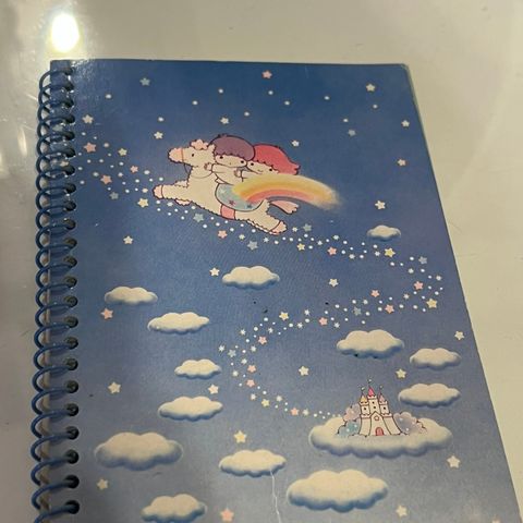 Vintage little twin stars notebook