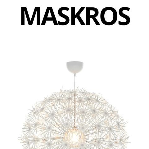 Ikea Maskros taklampe