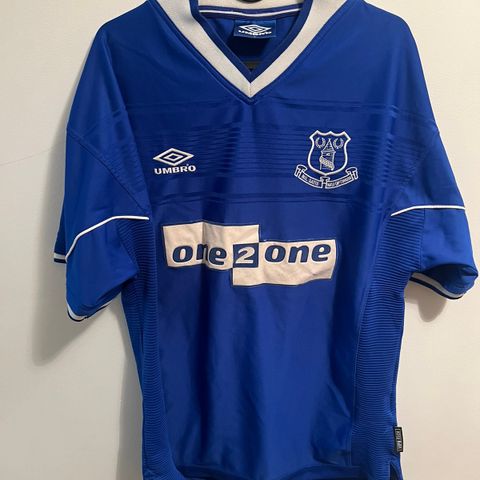 Vintage Everton drakt fra 99/00 (L)