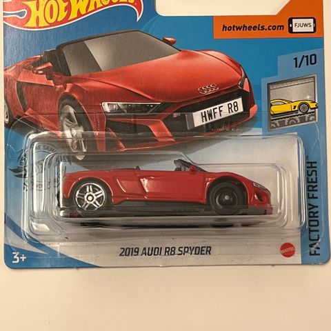 2020 Hot Wheels 2019 Audi R8 Spyder - Factory Fresh - GHF93