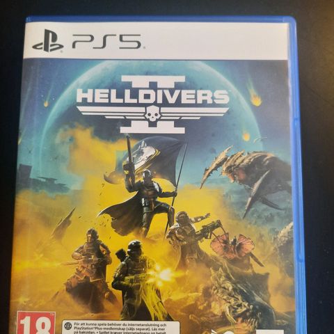 Helldivers 2 selges for PS5!