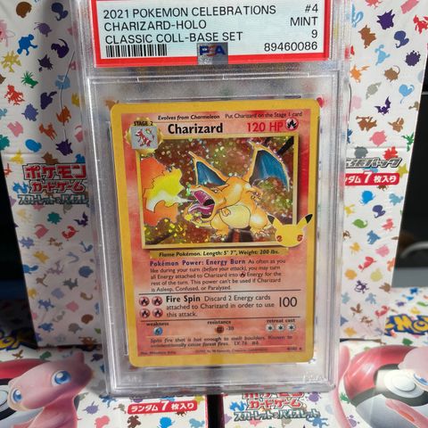 Charizard Base Set Celebrations PSA 9