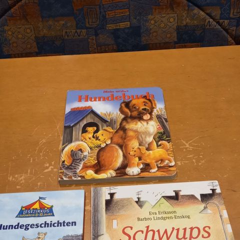 Drei deutsche Kinderbücher mit Hundegeschichten