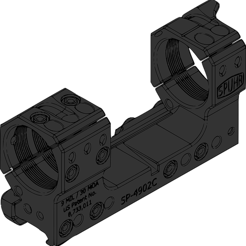 SPUHR SP-4902C 34mm 9MIL Picatinny