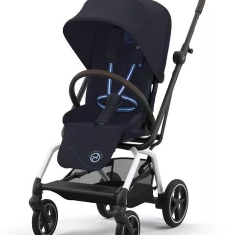 Cybex Eezy Twist+ 2 barnevogn Silver Mørk blå