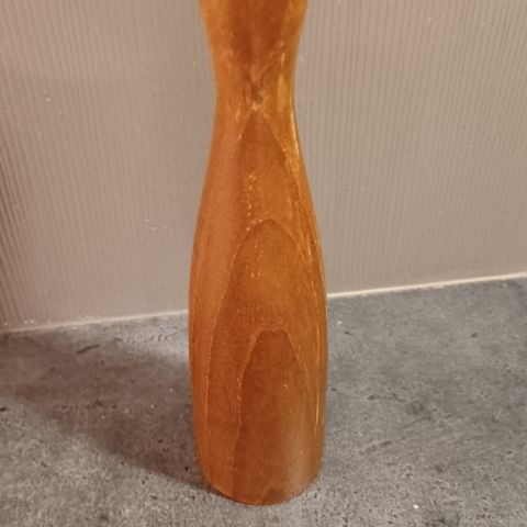 Retro  /vintage  Teak lysestake  .