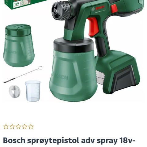 Bosch advance spray