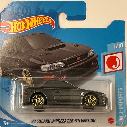 2021 Hot Wheels 98 Subaru Impreza 22B - Sti version - HW J- Imports - GTC74