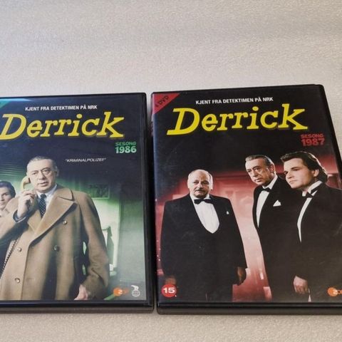 Derrick Dvd - Sessong 1986 og 1987 ønskes kjøpt