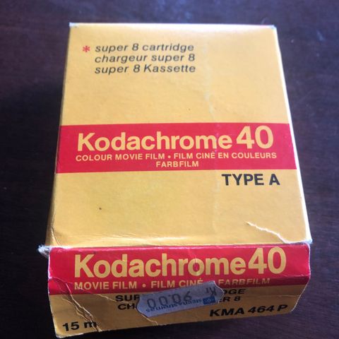 Kodachrome 40 colour movie film