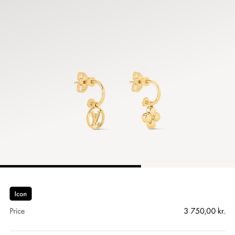 Louis vuitton blooming earrings