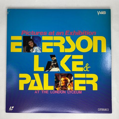 Emerson Lake & Palmer At The London Lyceum JAPANESE Laserdisc Music TE-D005 VTG