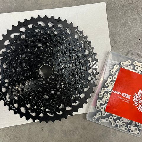 SRAM GX Eagle kasett og kjede