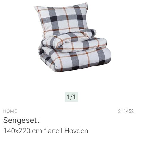 Sengesett 140×220 Home