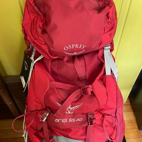 Ubrukt Osprey Ariel 65 AG W str. M/L selges