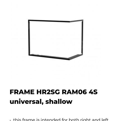 Romotop -  FRAME HR2SG RAM06