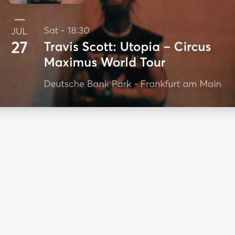 Travis Scott Circus Maximus World Tour