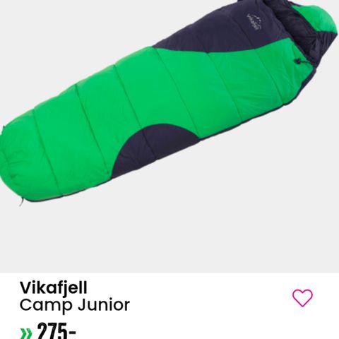 Vikafjell junior sovepose