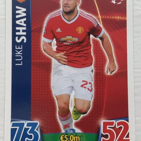 Fotballkort Luke Shaw Manchester United FC Nr.326