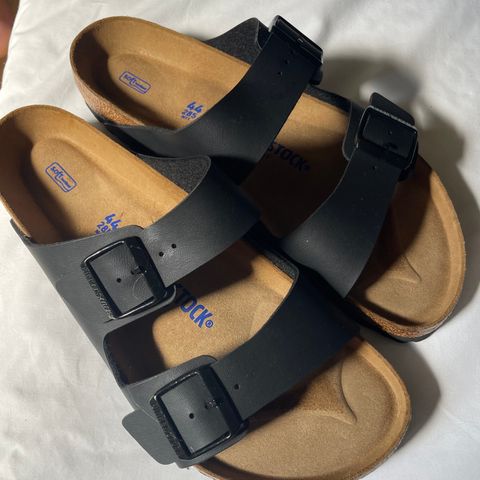 Birkenstock herre str 44 svarte, helt nye