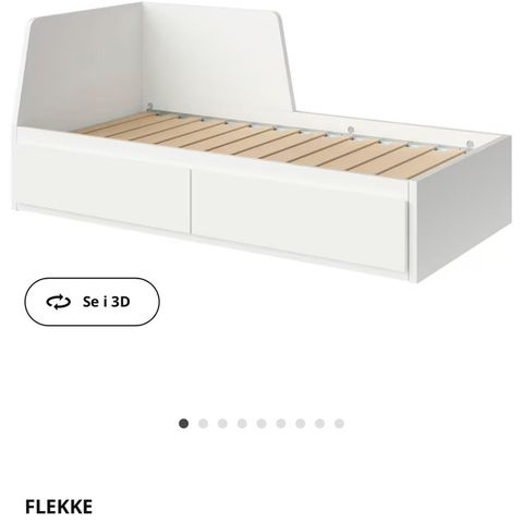 Flekke gjesteseng fra IKEA