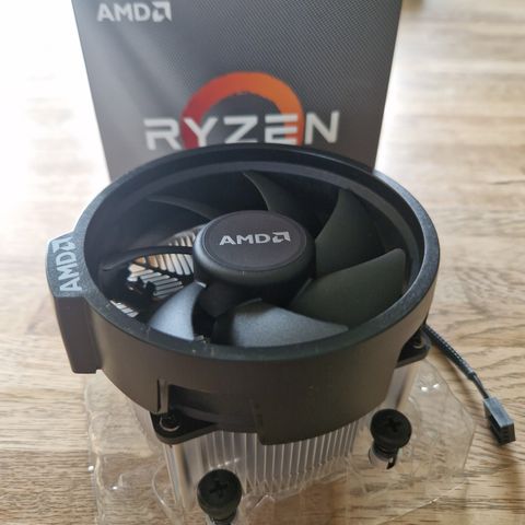 AMD Ryzen 5 CPU-vifte ubrukt