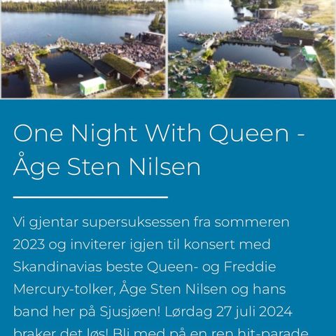 4 stk. Billetter til One Night with Øueen