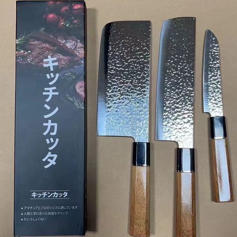 Japansk kniv, 3er set.