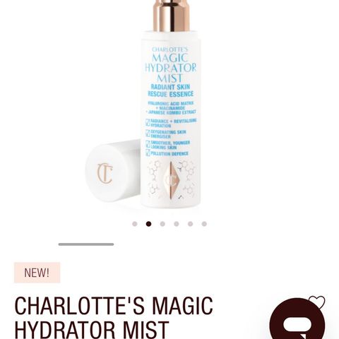 Uåpnet Hydrator Mist Charlotte Tilbury