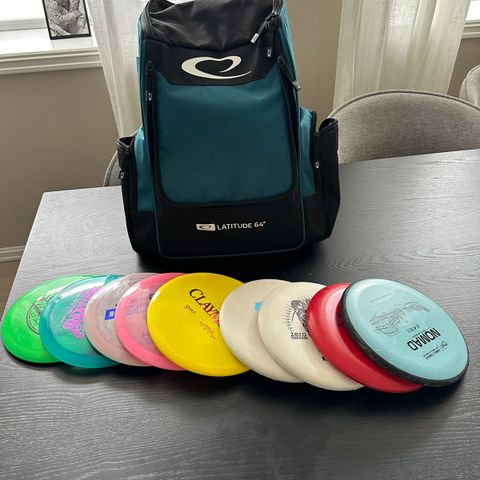 Discgolf utstyr selges.