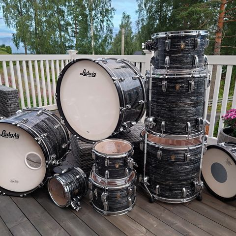 Ludwig Classic Maple - Vintage Black Oyster Pearl