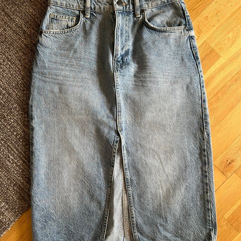 Denim skjørt