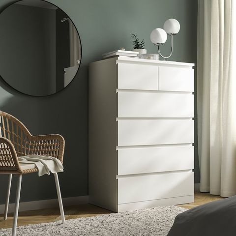 Reservert: Malm IKEA kommode hvit