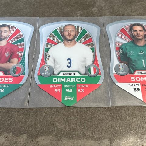 Euro 2024 topps mye kort til salgs!