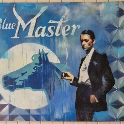 Maleri, Blue Master av Jan Olav Forberg