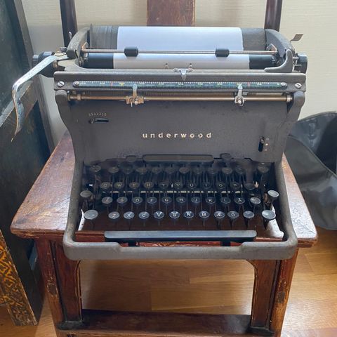 Underwood skrivemaskin ca 1950