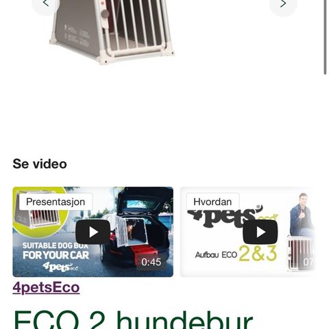 4pets hundebur str m eco2