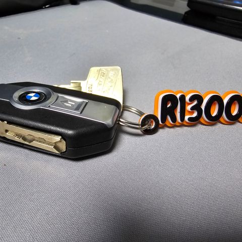 3D-Printet Nøkkellogo for BMW R1300GS - Perfekt tilbehør for din nøkkel!